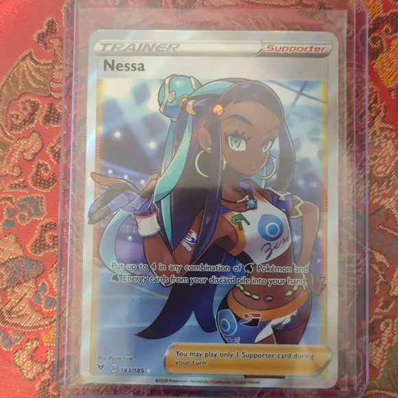 Pokemon | Toys | Pokemon Tcg Nessa Full Art Trainer | Poshmark